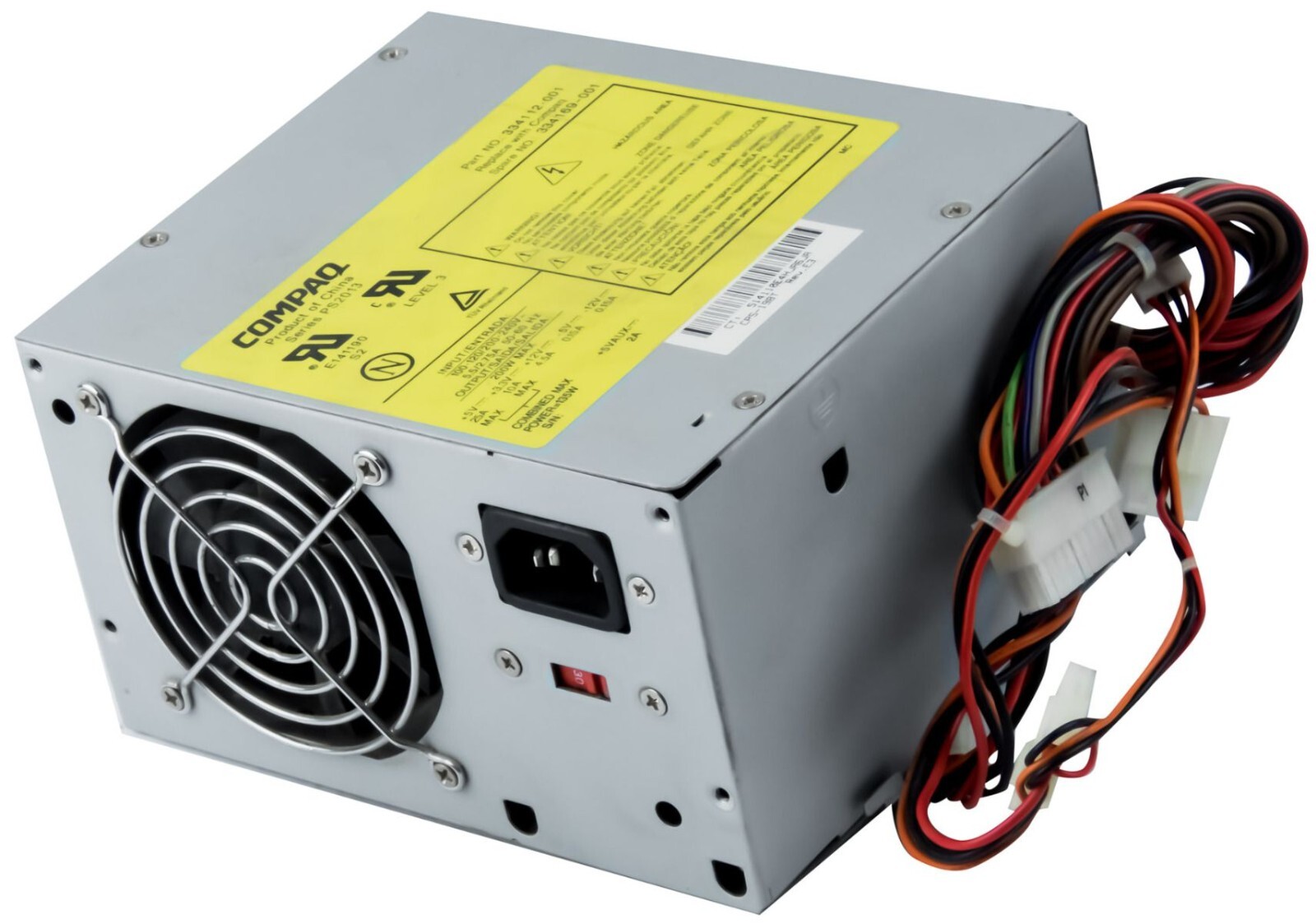POWER SUPPLIES COMPAQ 334169-001 200WATT 334112-001 ATX 20-pin 3xMOLEX FDD