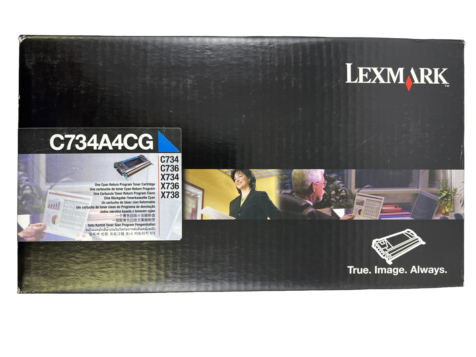 Lexmark Toner Cartridge C734A4CG Cyan for C734 C736 X734 X736 X738