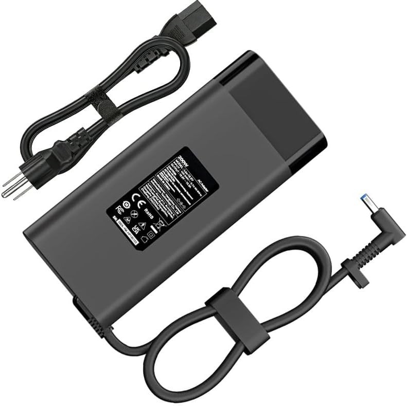 200W Laptop Charger Compatible with HP Victus15,15l,i7,16 Omen Gaming T68-04