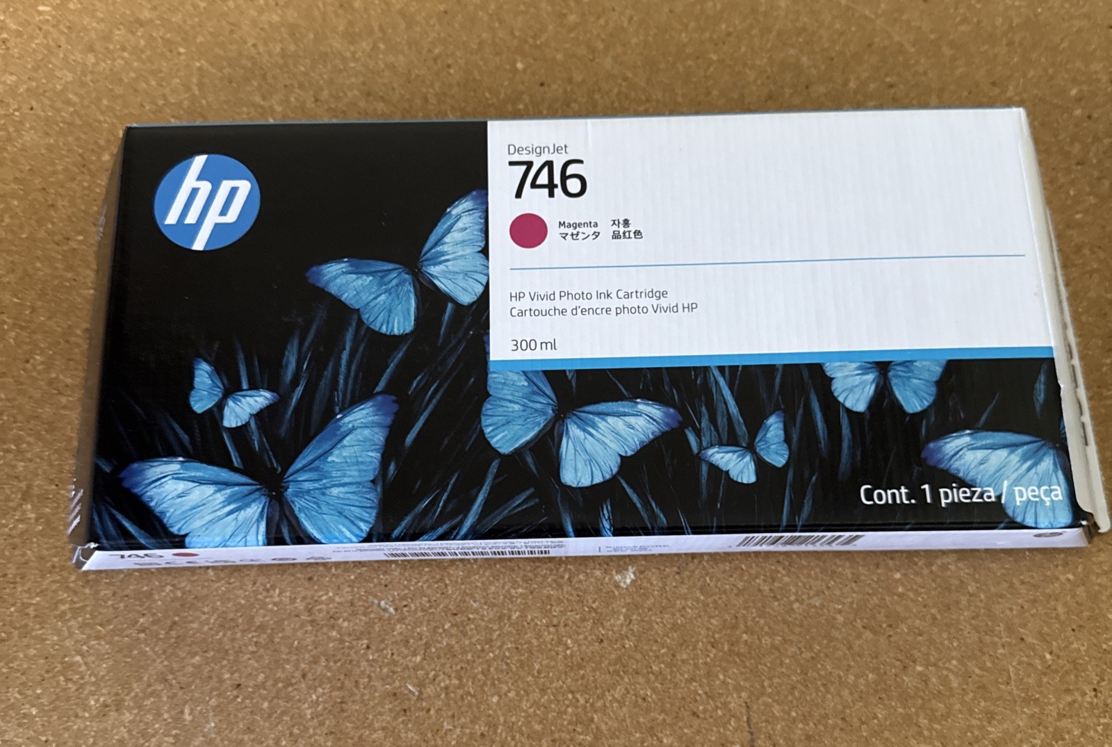 Genuine HP 746 Magenta 300ml Ink Cartridge P2V78A DesignJet Z6 Z9 Printers