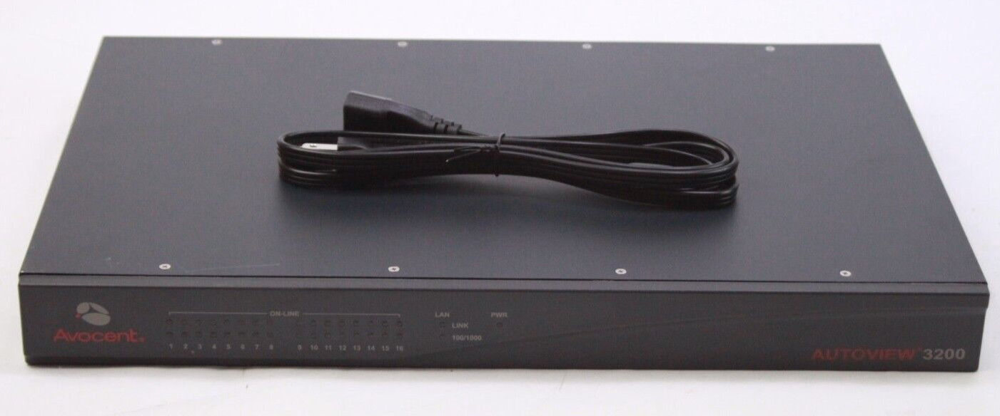 Avocent Autoview 3200 520-473-505 16-Port Digital KVM Switch READ