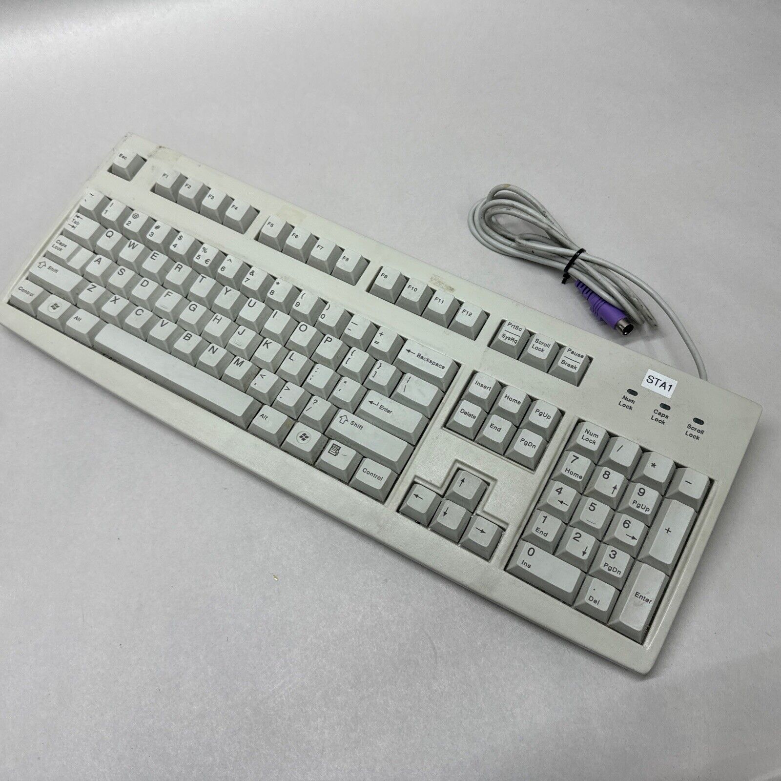 Cherry RS 6000 M PS/2 Keyboard D 91275 Auerbach Opf. Made in Germany Very Clean