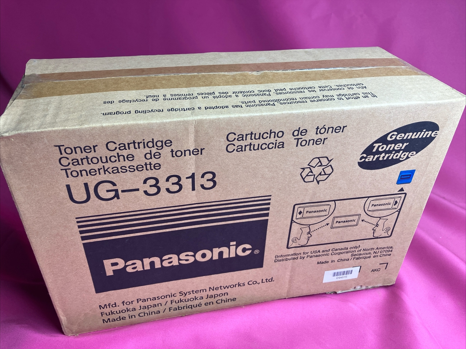 New PANASONIC UG-3313 Toner Cartridge UF550 560 770 880 885