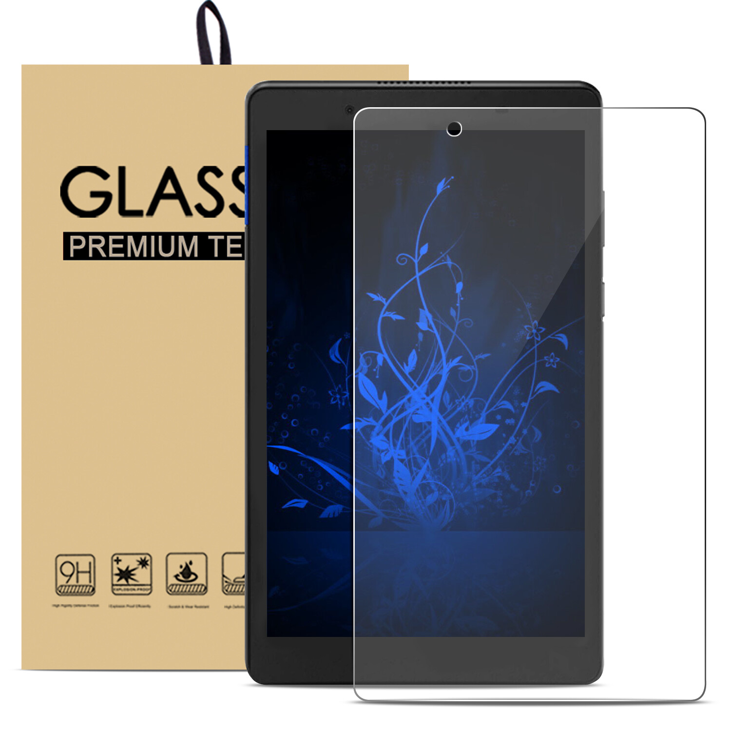 9H Premium Tempered Glass Screen Protector Clear Film For Lenovo Tab E8 2018