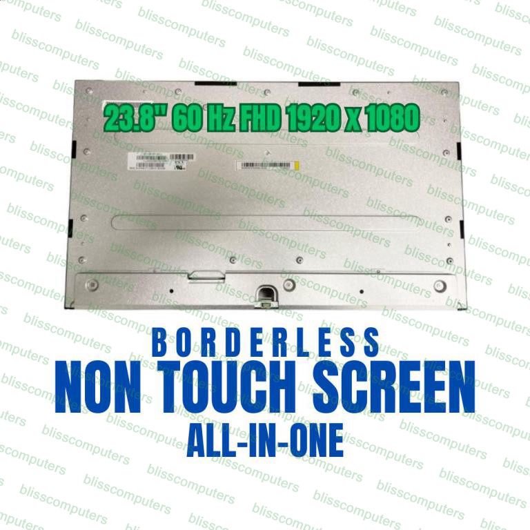 HP 24-C 24-cr0010 24" Non Touch Borderless LCD Screen All-in-One 23.8" FHD