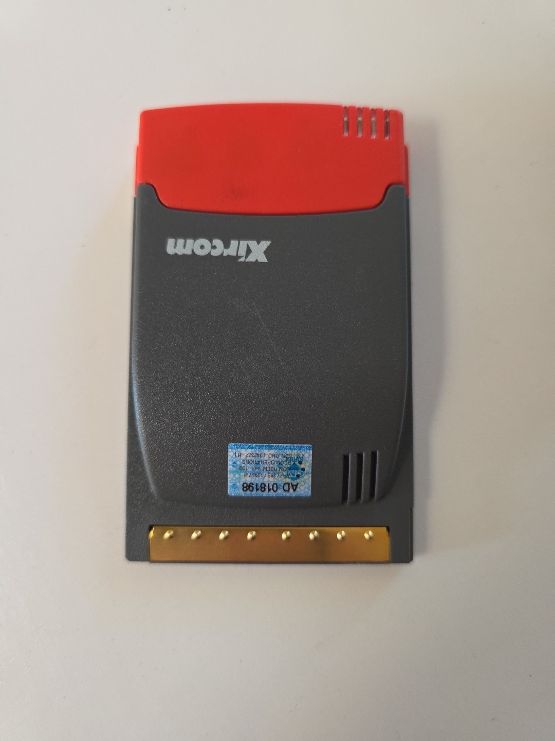 XIRCOM REALPORT PCMCIA RBEM56G-100 CARDBUS 10/100 ETHERNET MODEM C5-4