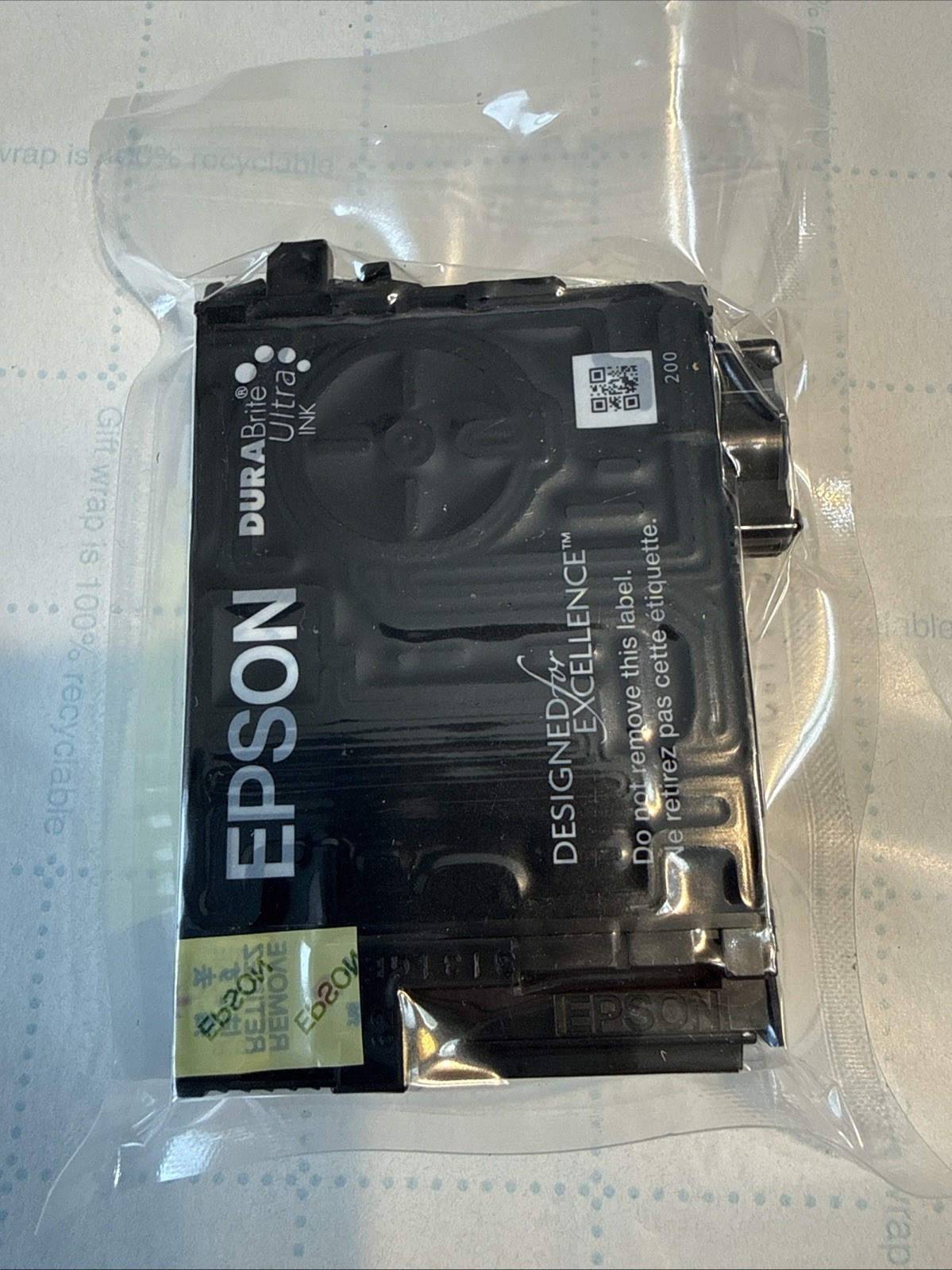 EPSON 252 Yellow Dura Brite Ultra Ink Cartridge, Factory Sealed