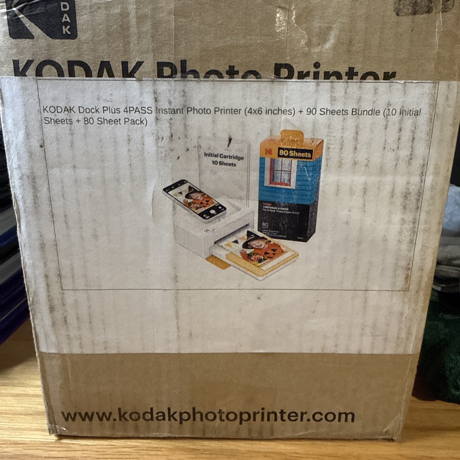 Kodak Dock Plus Instant Photo Printer - READ DESCRIPTION