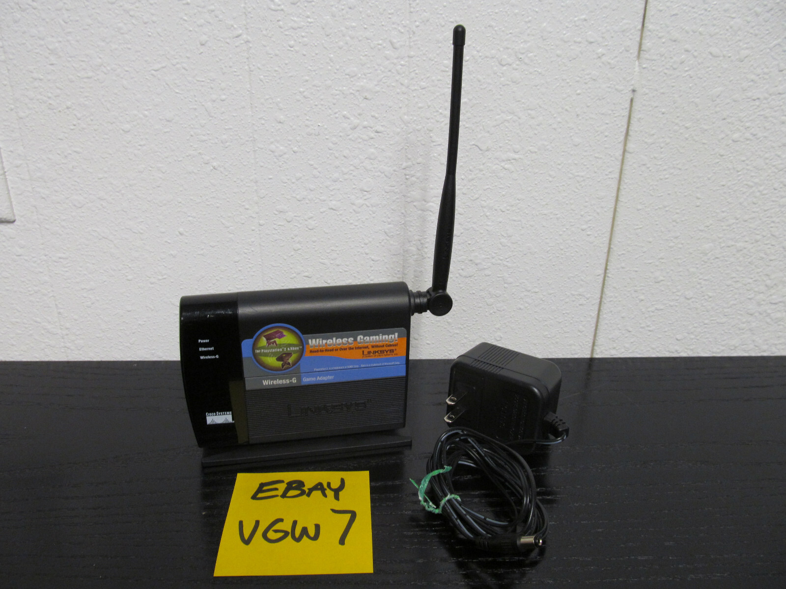 Linksys WGA54G Wireless-G Game Adapter. Adds WiFi Capability PS2 & XBOX ( VGW7 )