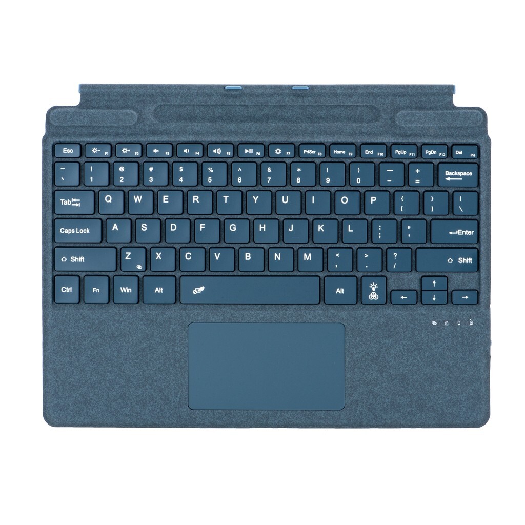 Backlit Wireless Slim Keyboard Touchpad for Microsoft Surface Pro 8/9/X/10/11