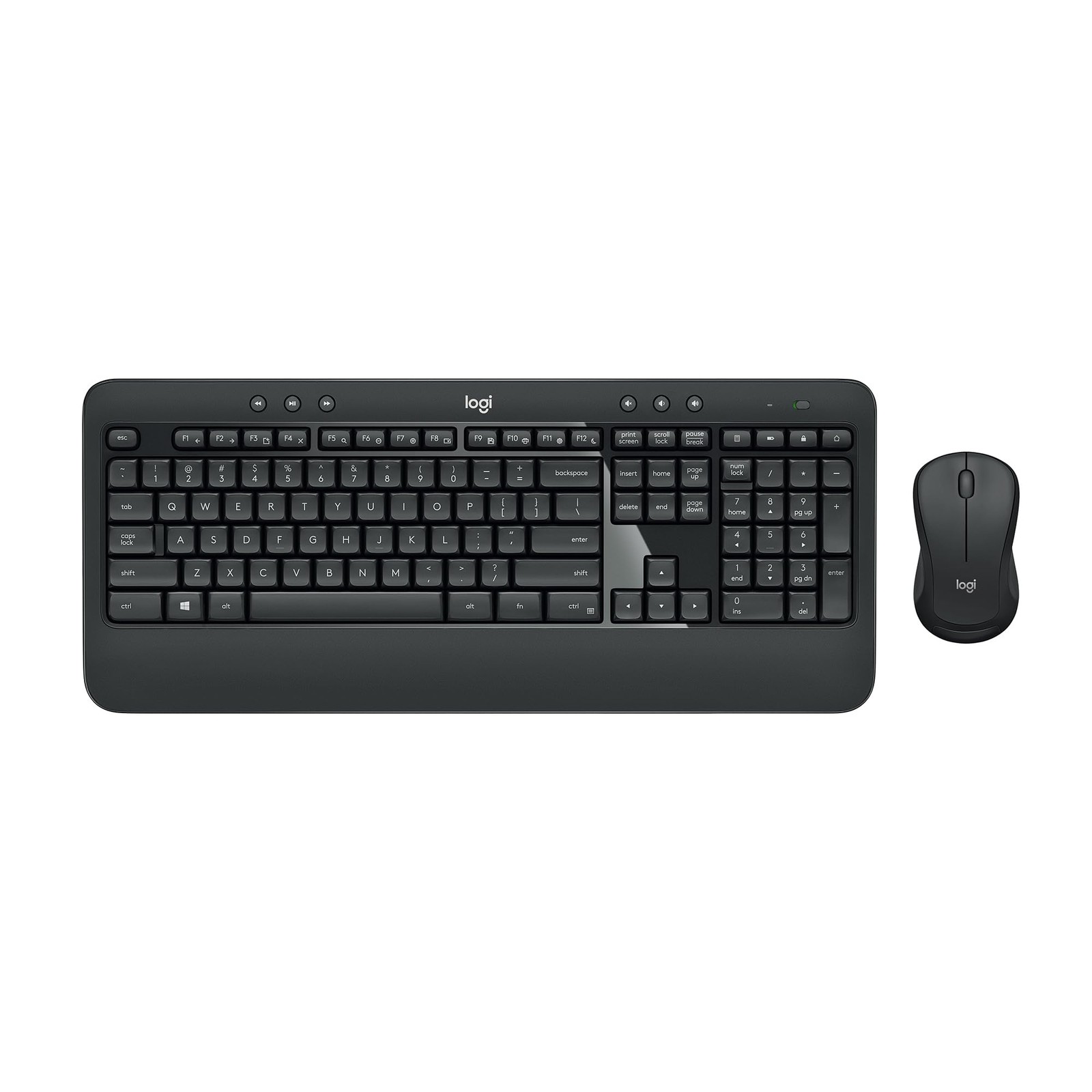 Logitech MK540 Advanced Wireless Keyboard Mouse Combo Full Size Spill Resistant