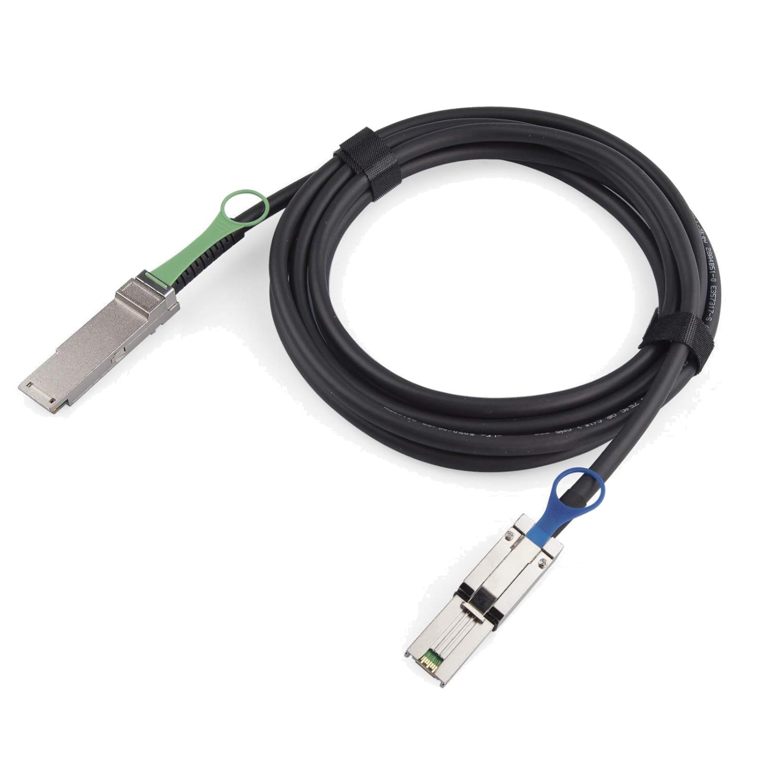SFF-8436 to SFF-8088 External Copper SAS Cable