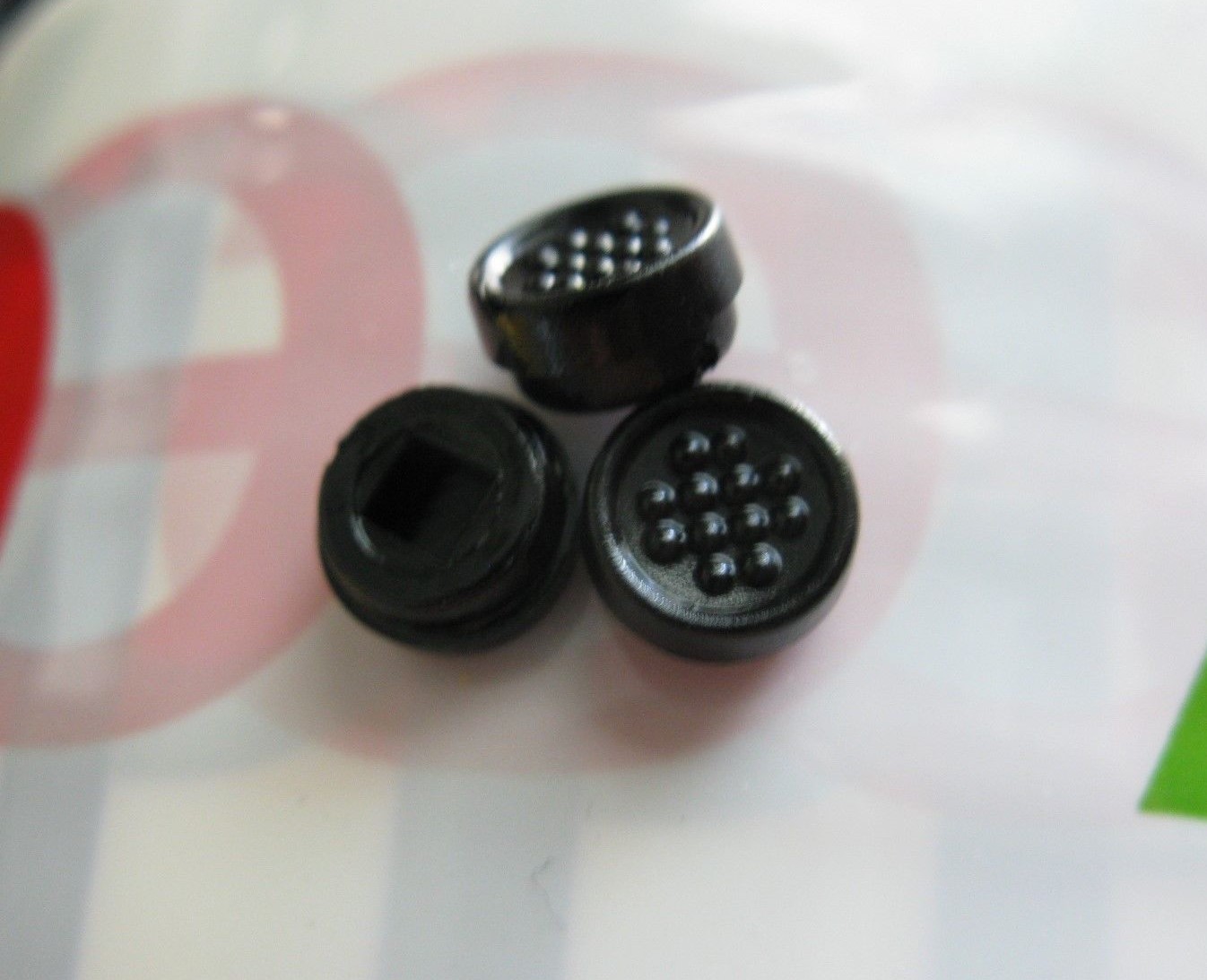 3 pcs fits DELL BLACK LAPTOP KEYBOARD MOUSE STICK POINT TRACKPOINT POINTER CAP