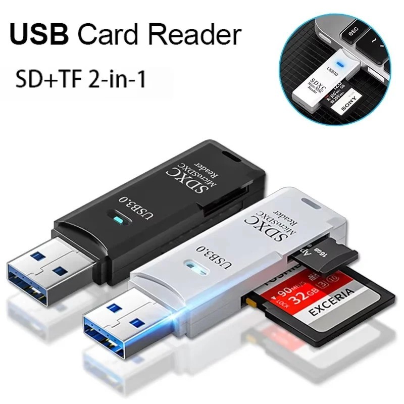 USB 3.0 Micro SD SDHC TF Card Reader Memory Adapter for PC Laptop Camera lot