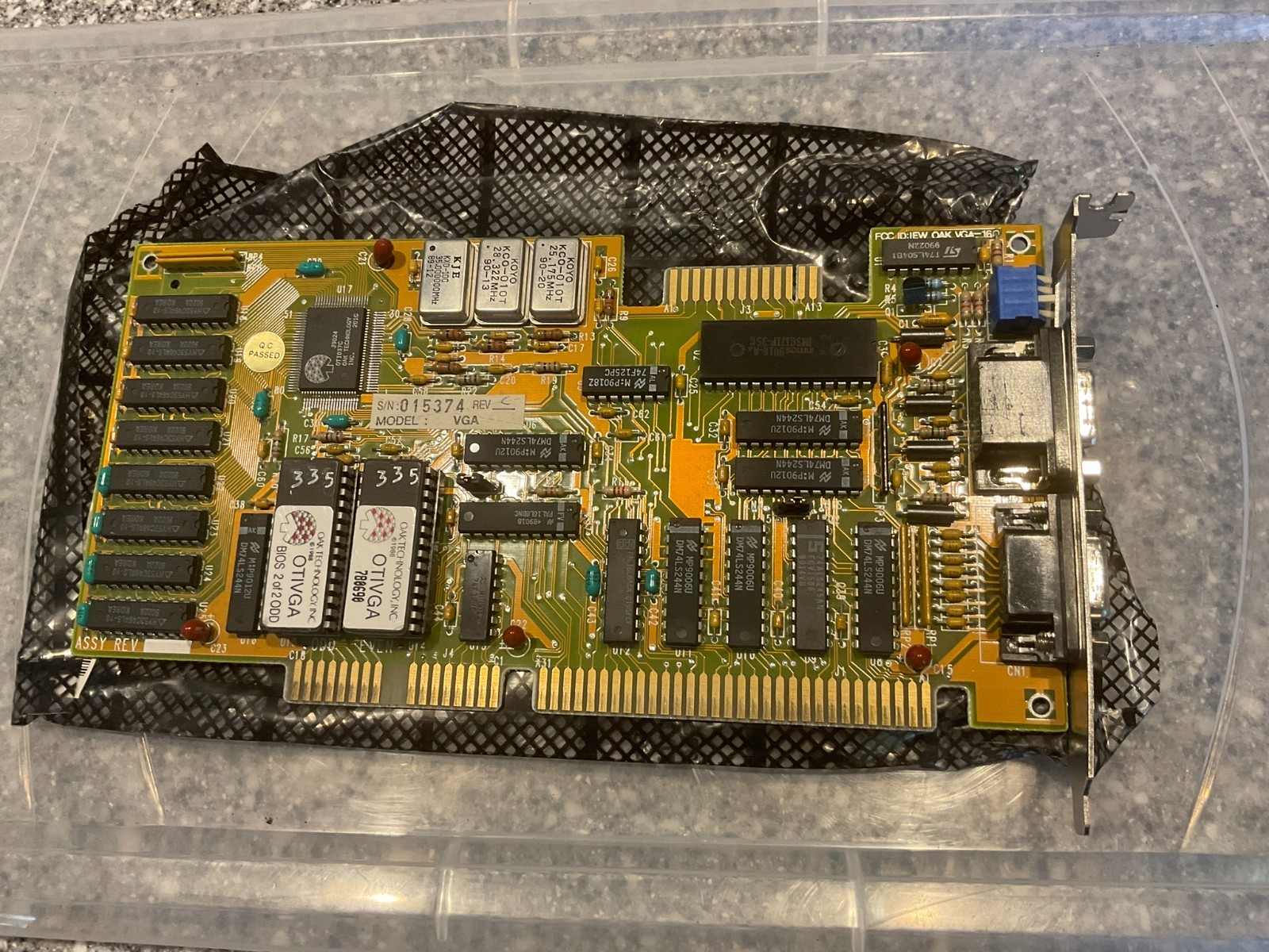Oak Technology 16 Bit Video Video Card for PC