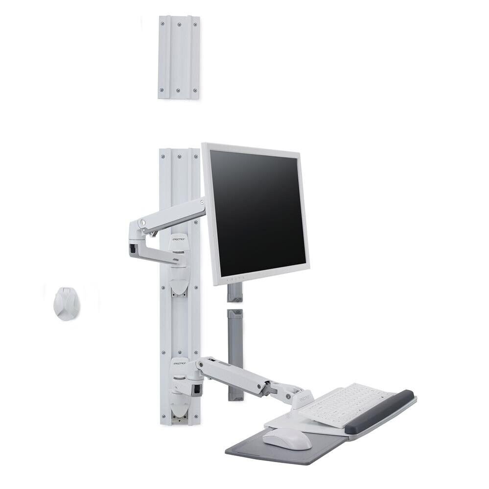 NEW | Ergotron 45-551-216 LX Wall Mount System without CPU Holder (white)