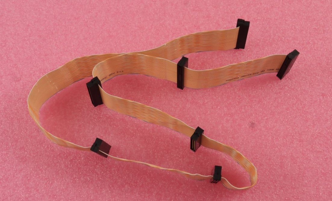 Cable 42" SCSI Internal Flat Ribbon U320 Ultra 320 30AWG 68-Pin 7-Connector