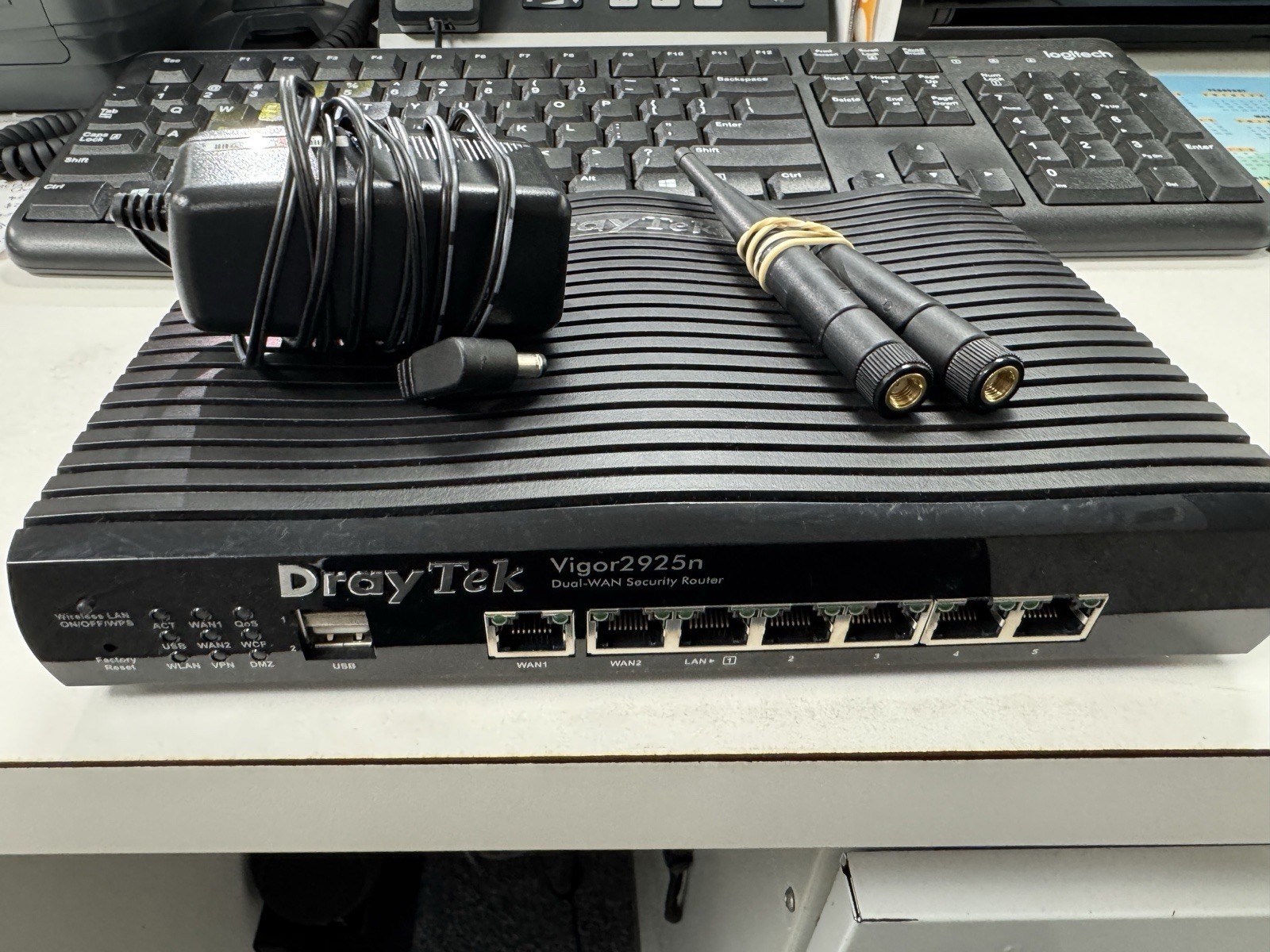 DrayTek Vigor2925n Dual-WAN Business Router | Gigabit Ports | VPN | Firewall