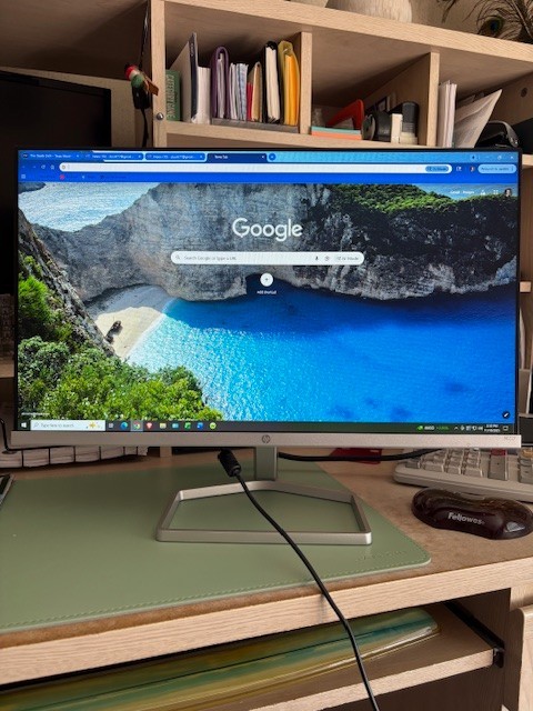 HP M22f 21.5" LED Full HD Free Sync Monitor - Silver
