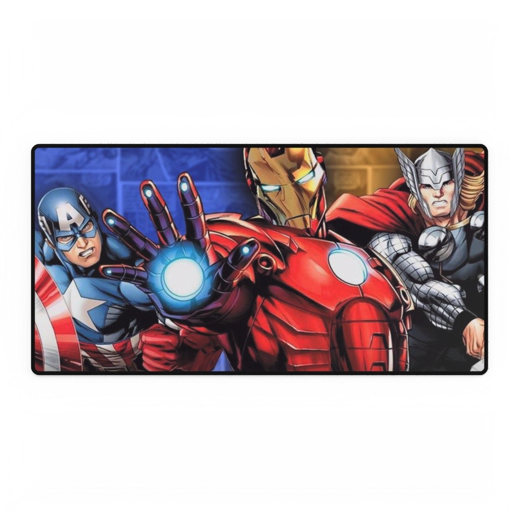 Marvel Avengers Trinity Captain America Iron Man And Thor Mouse Pad Desk Mats