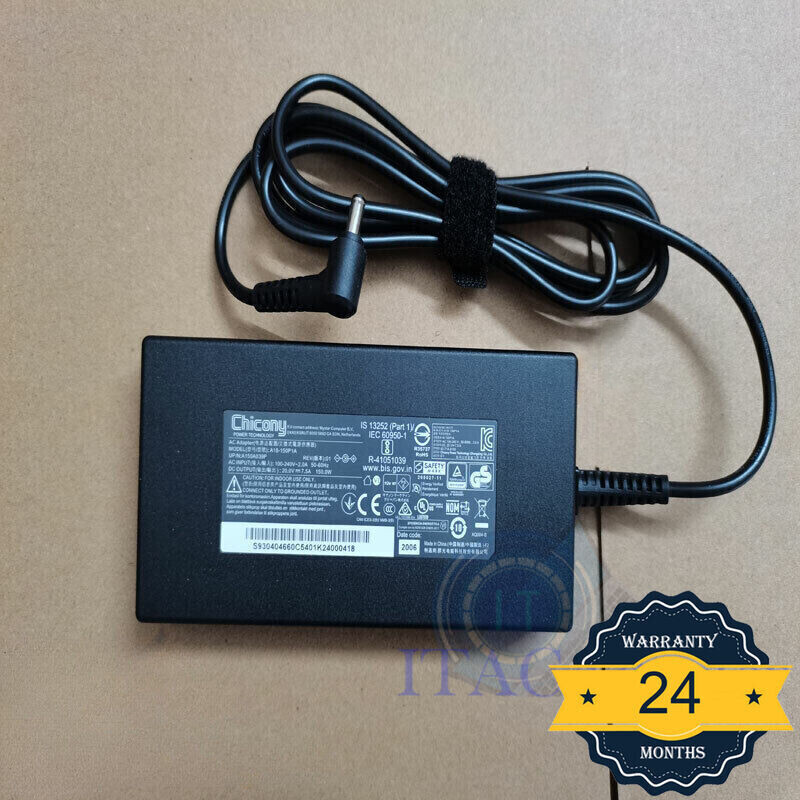 New Genuine Chicony 20V 150W Charger Fr MSI Sword 17 A11UD-428 A11UD-073AU 4.5MM