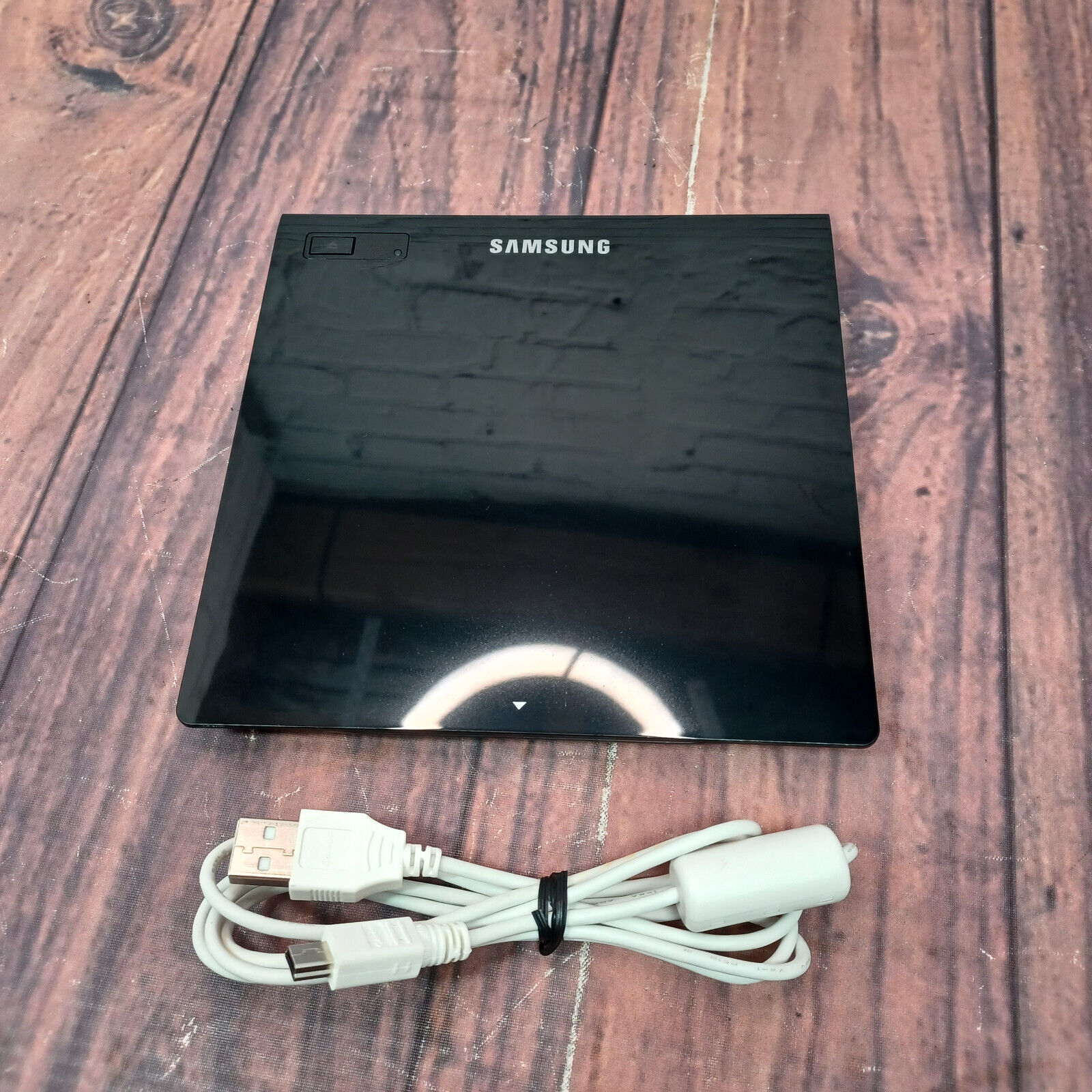 Samsung SE-208 Portable USB-Powered DVD Writer External Drive & Cord VGC ~TESTED