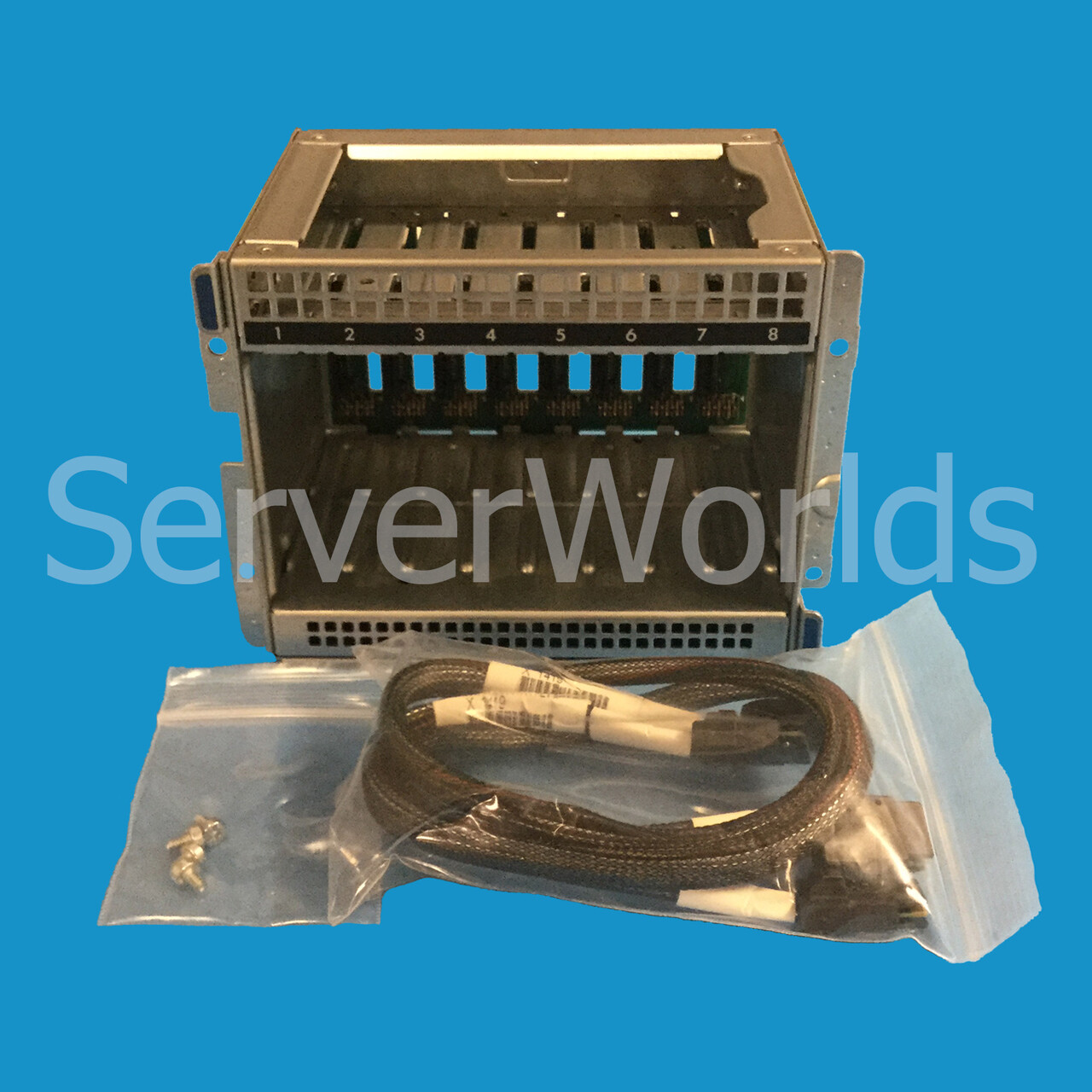 HP 674842-B21 4U 8 bay SFF drive cage kit 671309-001 686759-001