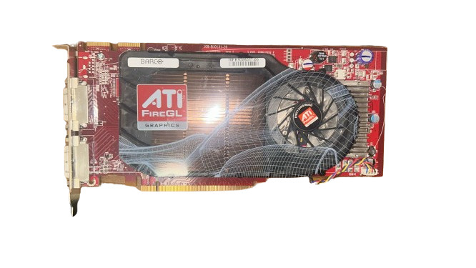 BARCO ATI FIREGL MXRT 5200 512MB GDDR4  109-B10131-20 DUAL DVI GRAPHICS CARD