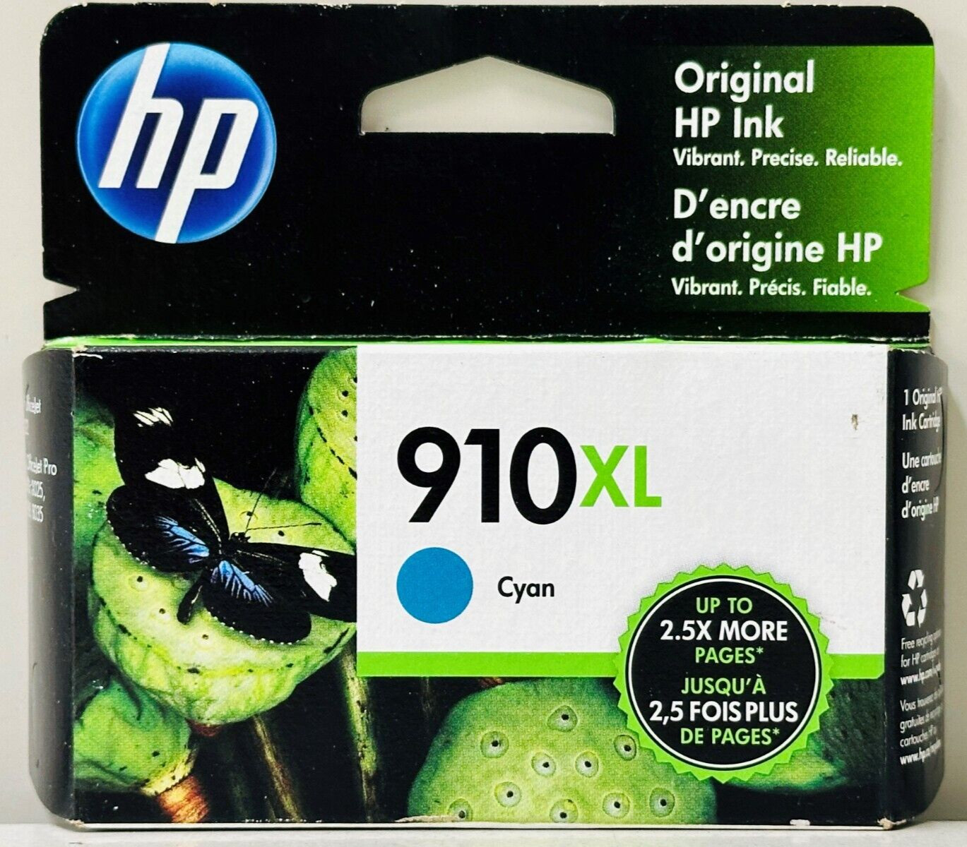 New Genuine HP 910XL Cyan Ink Cartridges OfficeJet Pro 8020 8025