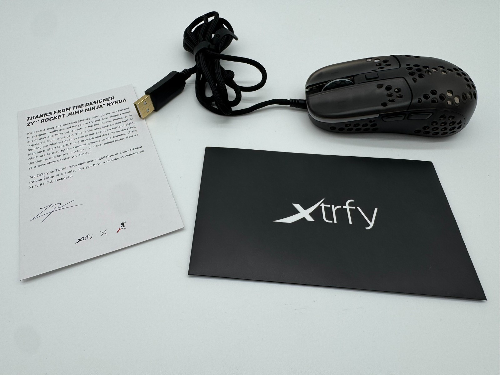 Xtrfy MZ1 RGB Zy’s Rail Ultra-Light Wired Gaming Mouse Black 16000 DPI