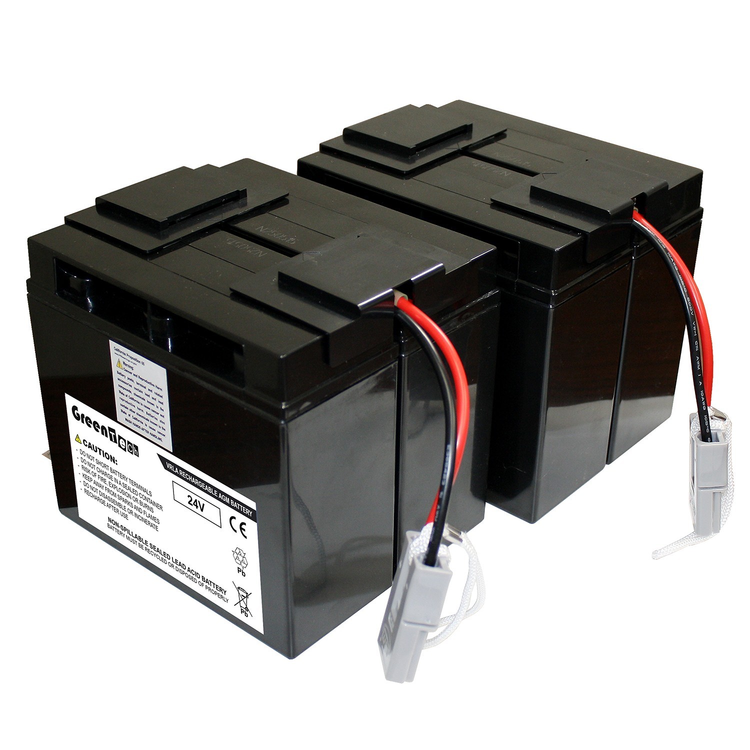 GREENTECH RBC55 24V COMPATIBLE BATTERY FOR APC SMT2200C SMT30000CUS SUA5000RMT5U