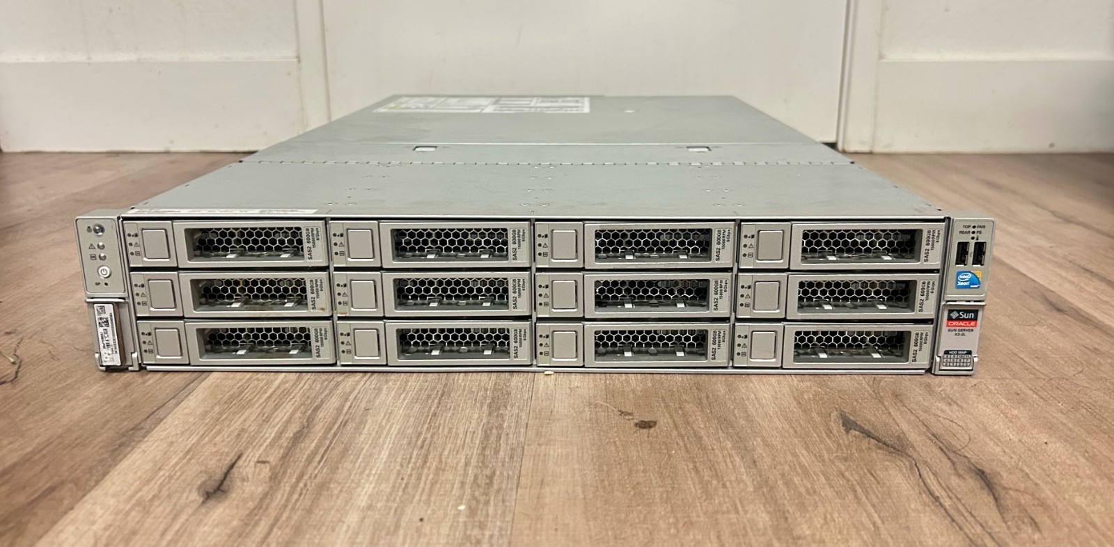 Oracle Sun X3-2L X4270 M3 2x E5-2630L 64GB 12x600GB 15K SAS PCIe Flash