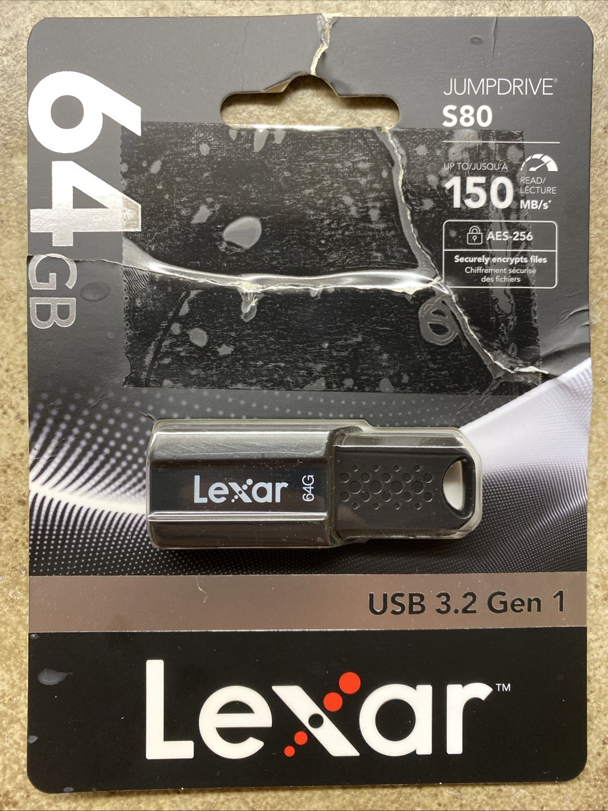 Lexar 64 GB JumpDrive S80 USB 3.2 - USB Stick Flash Drive 150MBPS