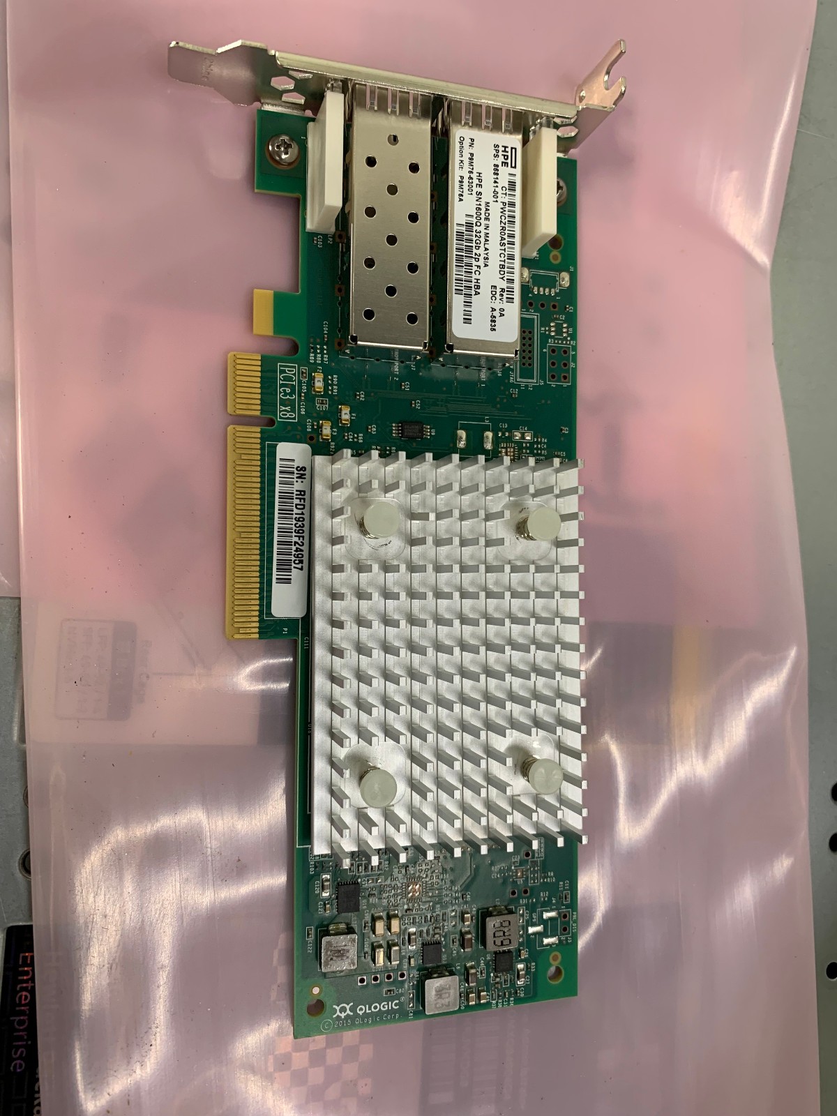 HPE SN1600Q 32Gb Dual Port FC HBA P9M76A 868141-001 QLogic QLE2742-HP PCIe