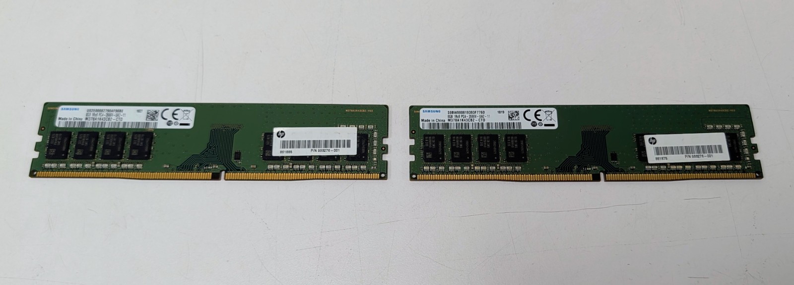 Samsung 16GB(2x 8GB) DDR4 2666MHz PC4-2666V Desktop RAM Memory M378A1K43CB2 -CTD