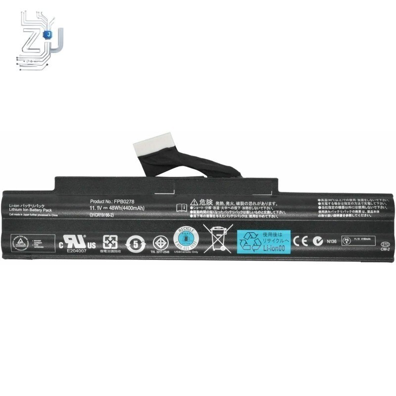 11.1V 48Wh FPB0278 FPB0285 Battery For Fujitsu Lifebook 552 AH552 AH552/SL NEW