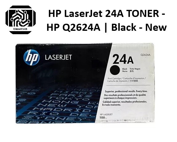 HP LaserJet 24A TONER - HP Q2624A | Black - New