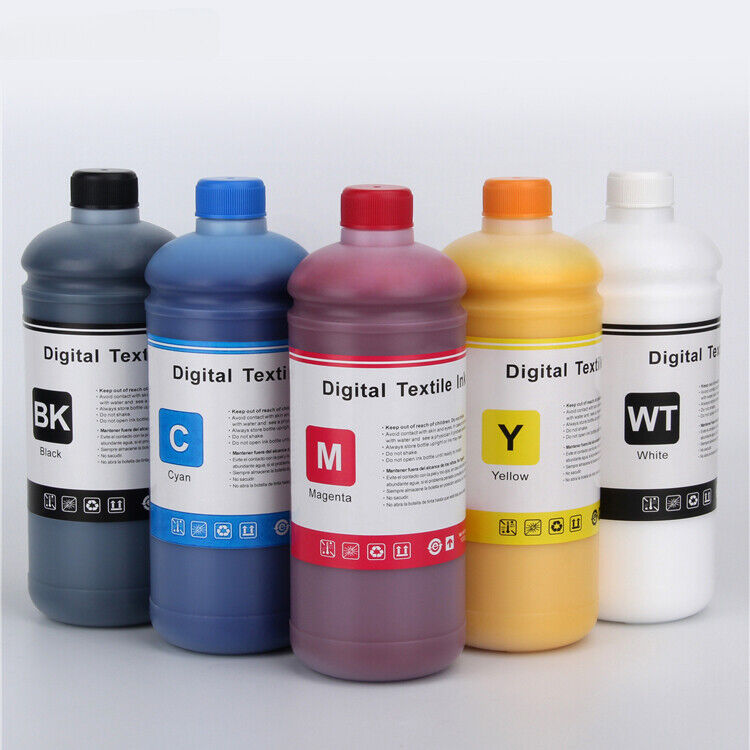 5x500ml Textile Pigment ink for Mutoh ValueJet 1938TX Printer 1set