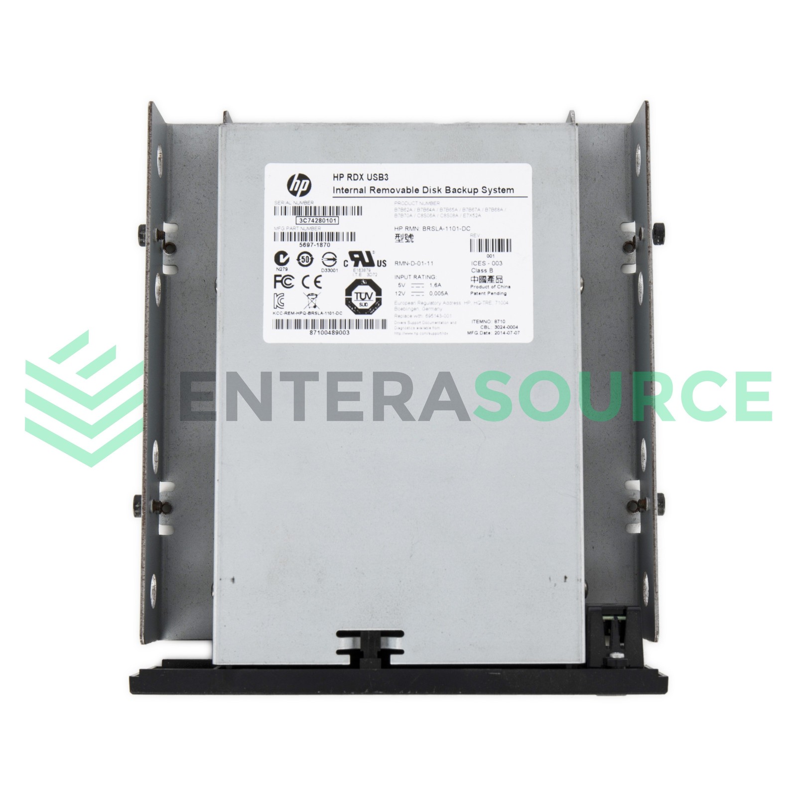 HPE 5697-1870 RDX USB 3.0 Internal Docking Station