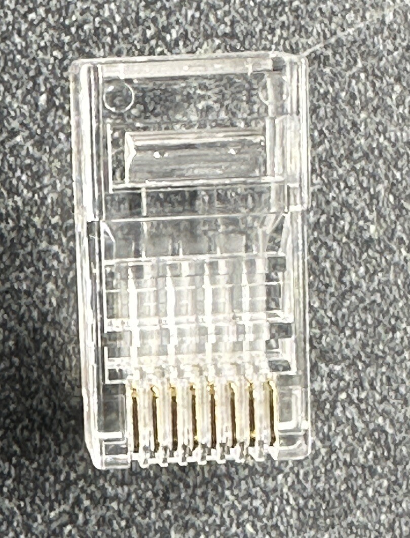 XANHAM 50 Pack Cat 6 RJ45 Connectors  Pack Of 50