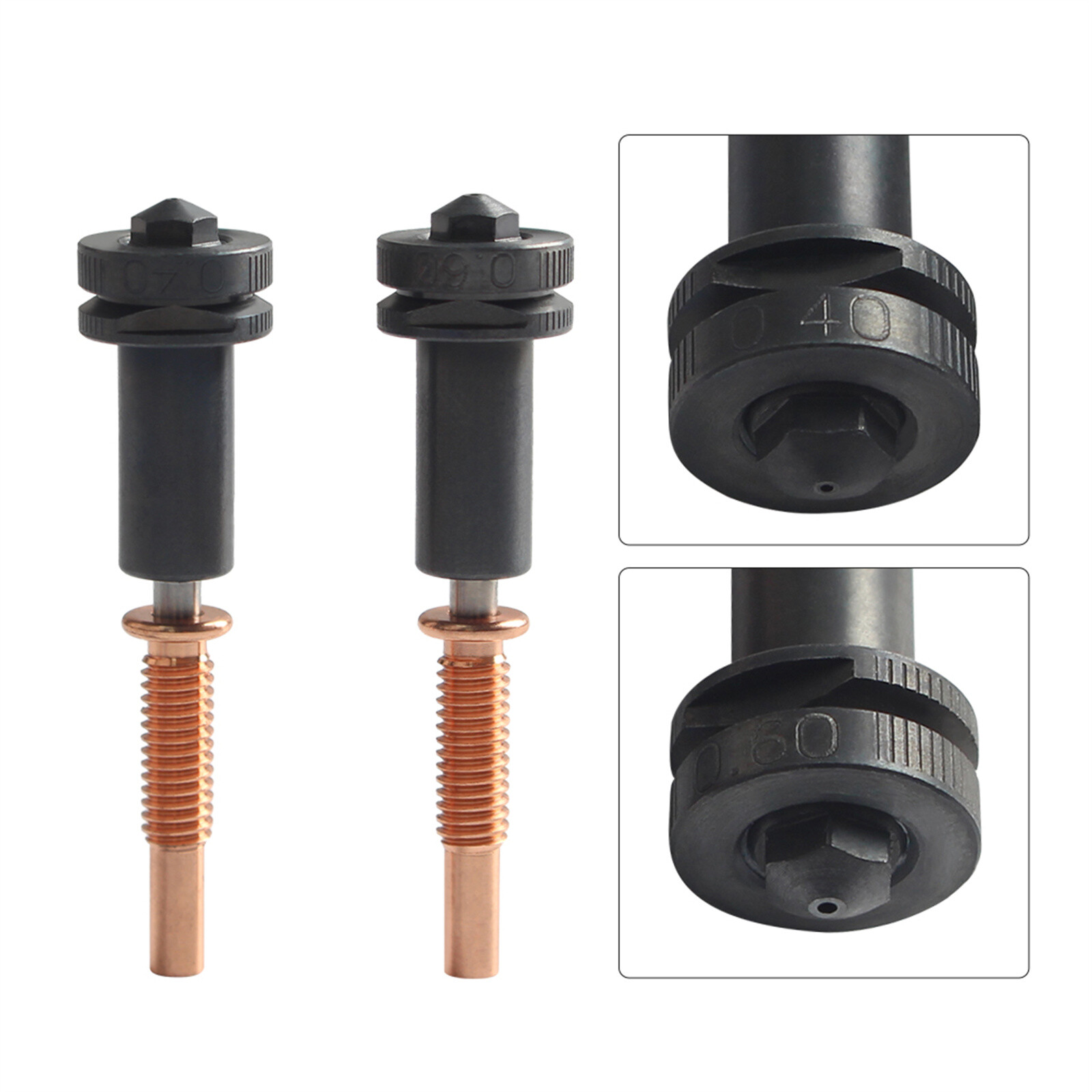High Flow 0.4mm/0.6mm Nozzles Hardened Steel Nozzles Hardened For REVO Hotends