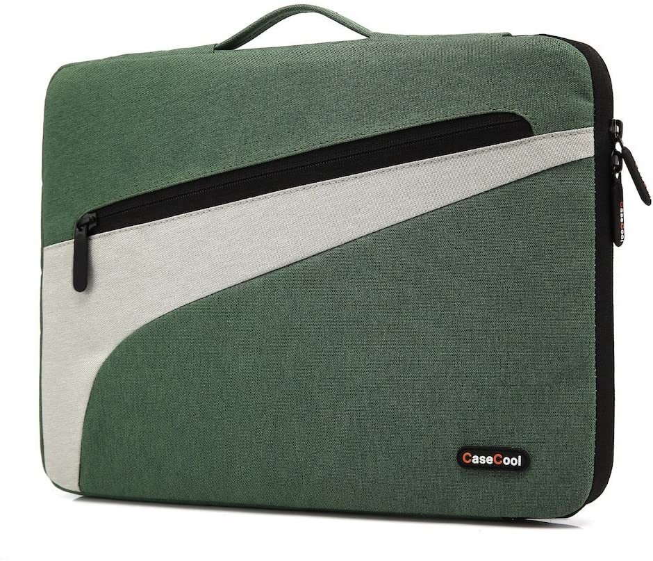 Laptop Sleeve Drop-proof Tablet Pouch Protective MacBook Carrying Case - Green