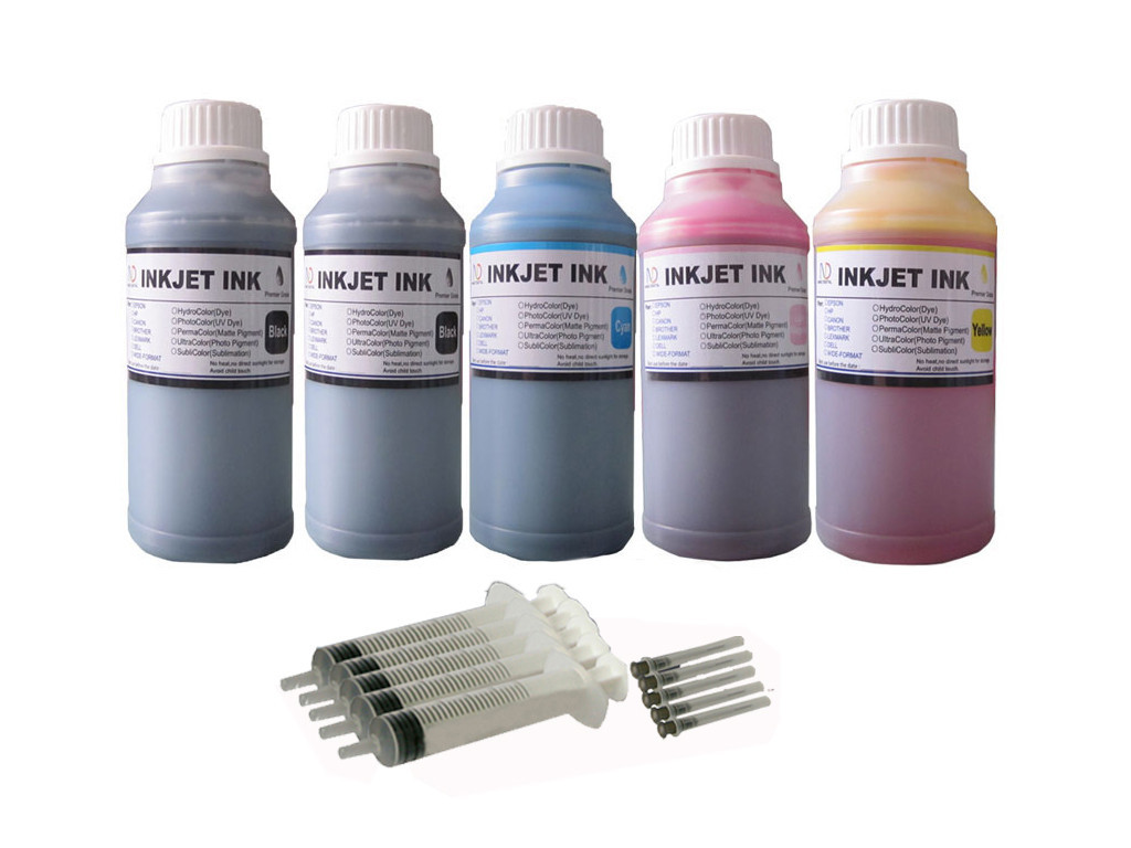 5x250ml ND® refill ink for Canon PFI-307 PFI-707 imagePROGRAF iPF830 840 850