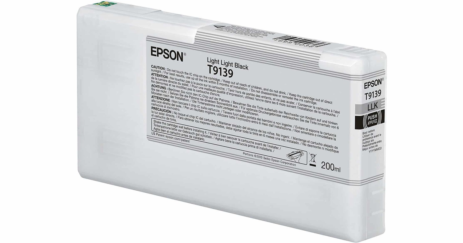 Epson T913 UltraChrome HDX 200mL Light Light Black Ink Cartridge [T913900]