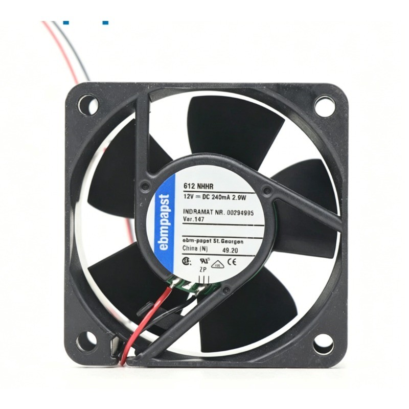 Ebmpapst Fan 612NHHR Axial Fan 60*60*25mm DC12V 2.9W High Air Volume Case Fan