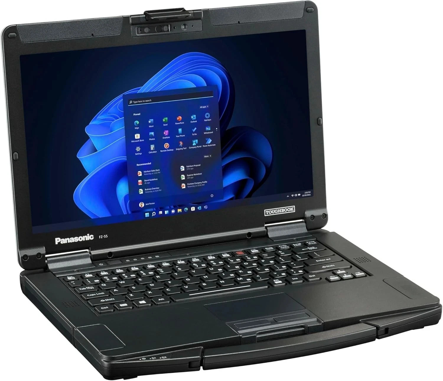CLEARANCE-Panasonic Toughbook FZ-55 i5-8th Gen 16GB GPS 512GB Webcam Wind11 PRO