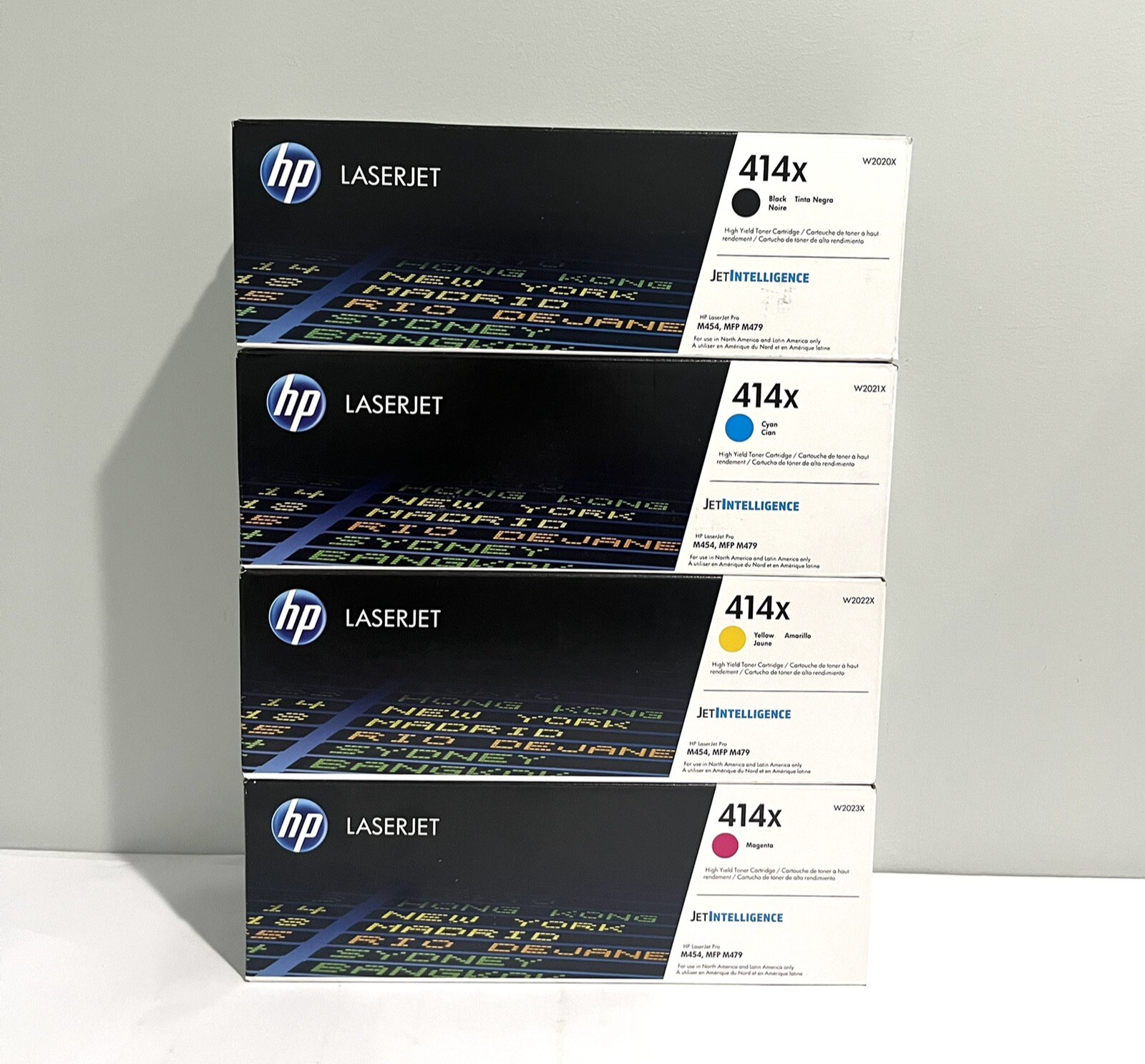 HP 414X W2020X W2021X W2022X W2023X Toner Set HP Color LaserJet Pro M454 M479