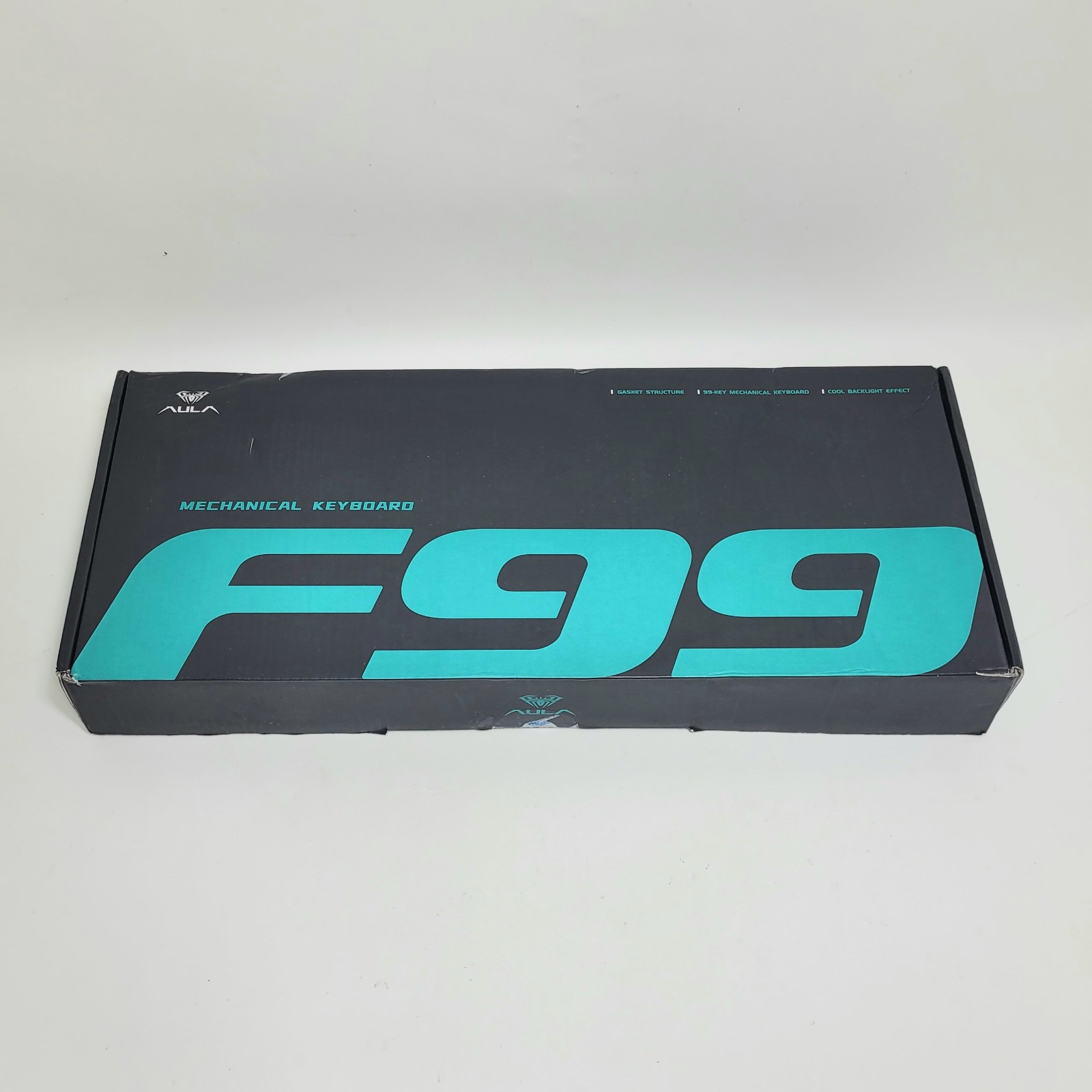 Aula F99 Wireless Mechanical Keyboard Tri-Mode BT5.0 Black Gray White