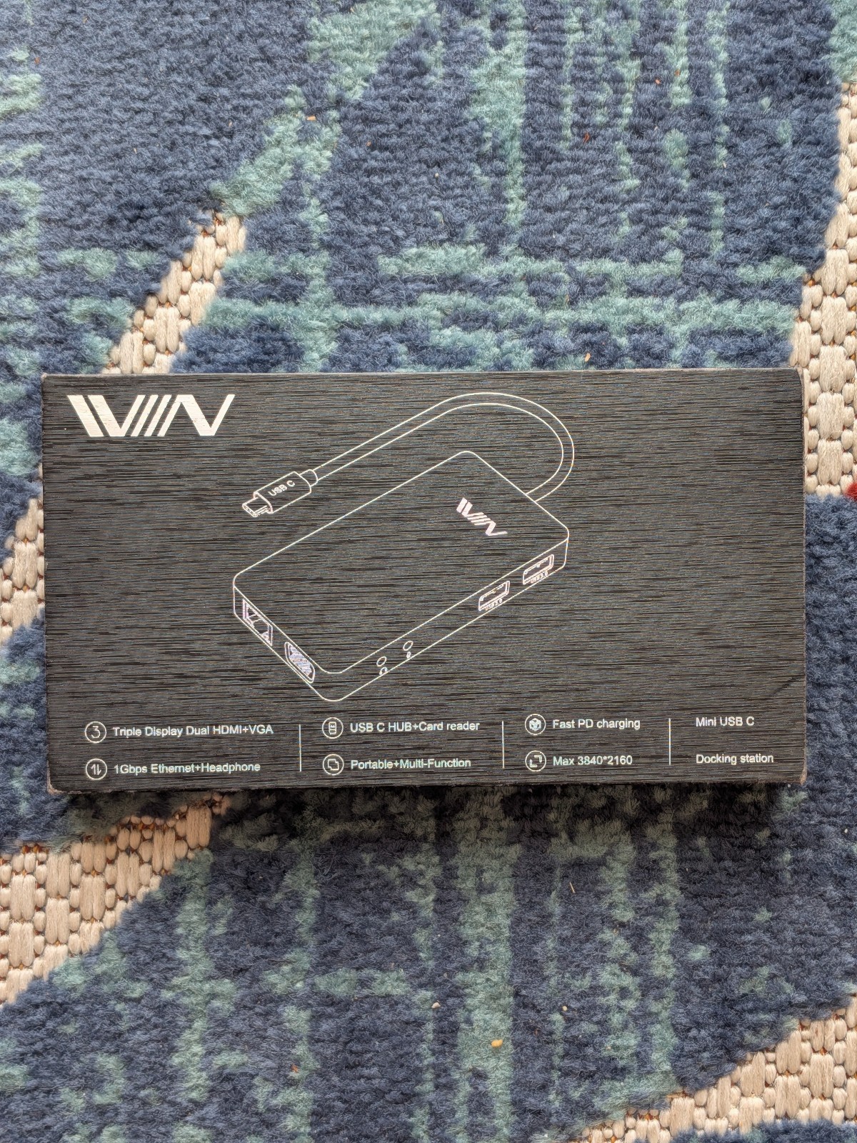 IVIIN 11-in-1 USB-C docking station Hub D3812 Displaylink MAC PC compatible