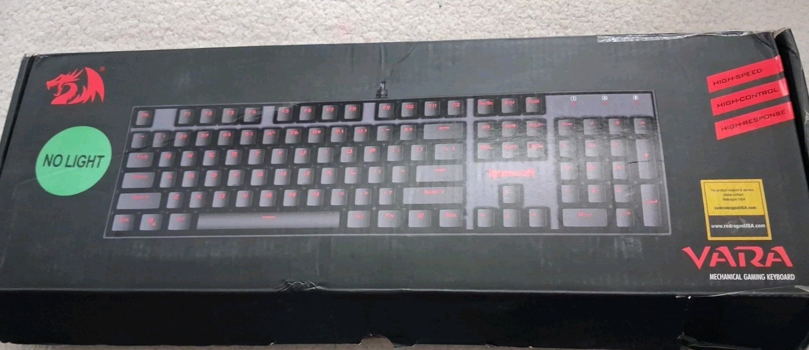 Redragon Vara K551 N 2 Wired Mechanical Gaming Keyboard. No Light 